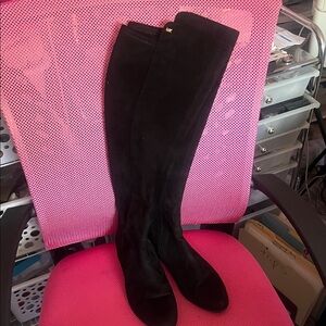 Michael Kors Black Over the Knee Boots suede 7.5